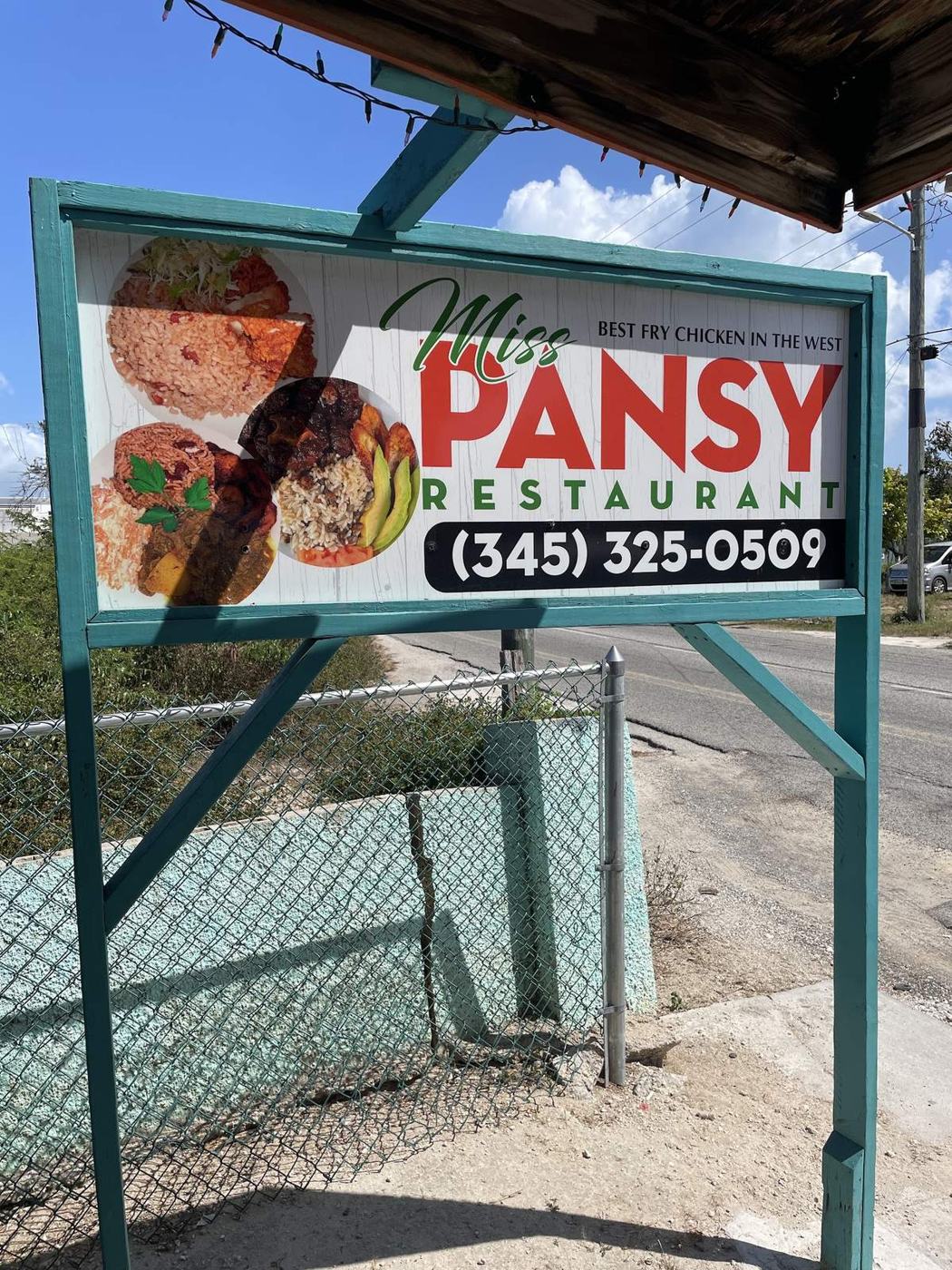 Storefront of Miss Pansy Restaurant